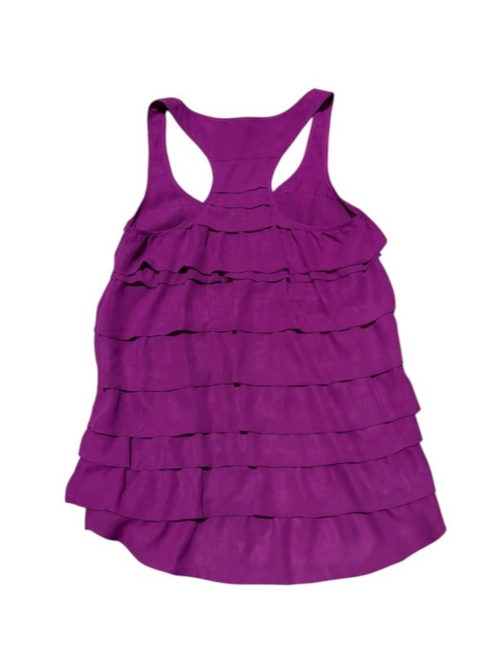 5/48 Purple Ruffle Tank Top - Picture 4 of 4